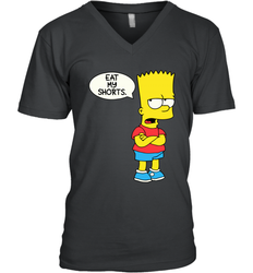 The Bart Simpson School Ban of 1990 Eat My Shorts Men's Vneck - NFLFanGift