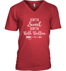 Beth Dutton Sorta Sweet Sorta Beth Dutton Men's Vneck - NFLFanGift