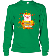Blessing Nana Pig Pumpkin Halloween Youth Long Sleeve T-Shirt - NFLFanGift