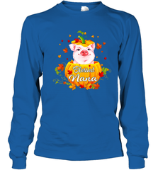 Blessing Nana Pig Pumpkin Halloween Youth Long Sleeve T-Shirt - NFLFanGift
