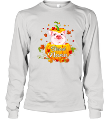 Blessing Nana Pig Pumpkin Halloween Youth Long Sleeve T-Shirt - NFLFanGift