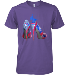NFL Buffalo Bill Rhinestone High Heels Butterfly Rhinestone Tide Men's Premium T-Shirt - NFLFanGift