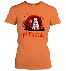 Halloween Stephen king IT Pitbull Moon Shadow shirt Women's T-Shirt - NFLFanGift