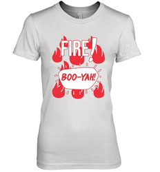FIRE TACO SAUCE Boo Yah Halloween Costumes Women's The Boyfriend Tee - NFLFanGift