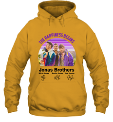 Signatures The Happiness Begins Jonas Brothers Shirt Hoodie - NFLFanGift