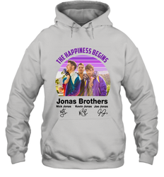 Signatures The Happiness Begins Jonas Brothers Shirt Hoodie - NFLFanGift