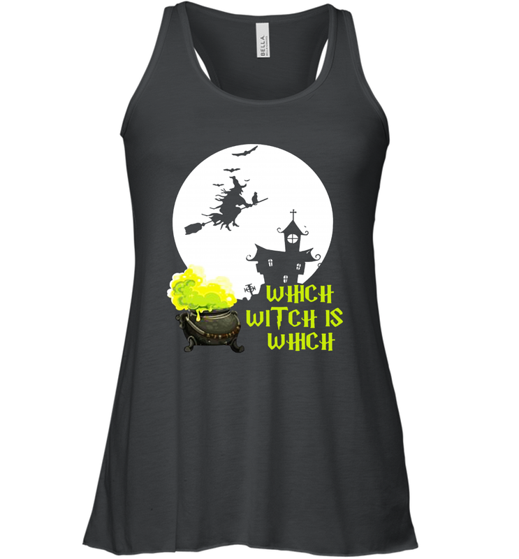 Which Witch Is Witches Halloween Costume Halloween Witches Teacher Racerback Tank - NFLFanGift