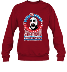 Captain Spaulding For President Crewneck Sweatshirt - NFLFanGift