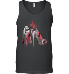 NFL Atlanta Falcons Rhinestone High Heels Tank Top - NFLFanGift
