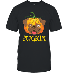 Funny Pugkin Pug Pumpkin Halloween Men's T-Shirt - NFLFanGift