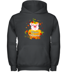 Blessing Nana Pig Pumpkin Halloween Youth Hoodie - NFLFanGift