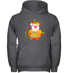 Blessing Nana Pig Pumpkin Halloween Youth Hoodie - NFLFanGift