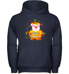Blessing Nana Pig Pumpkin Halloween Youth Hoodie - NFLFanGift