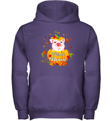 Blessing Nana Pig Pumpkin Halloween Youth Hoodie - NFLFanGift