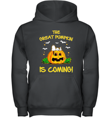 The Great Pumpkin Is Coming Snoopy Halloween Youth Hoodie - NFLFanGift