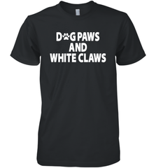 Dog Paws And White Claws Men's Premium T-Shirt - NFLFanGift