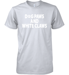 Dog Paws And White Claws Men's Premium T-Shirt - NFLFanGift