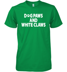 Dog Paws And White Claws Men's Premium T-Shirt - NFLFanGift
