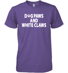 Dog Paws And White Claws Men's Premium T-Shirt - NFLFanGift