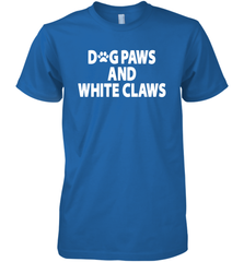 Dog Paws And White Claws Men's Premium T-Shirt - NFLFanGift