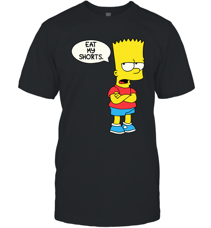 The Bart Simpson School Ban of 1990 Eat My Shorts Men's T-Shirt - NFLFanGift
