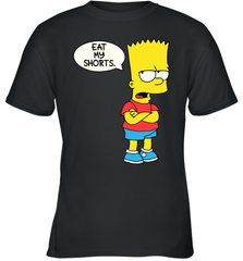 The Bart Simpson School Ban of 1990 Eat My Shorts Youth T-Shirt - NFLFanGift
