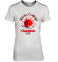 Ricks College Women's The Boyfriend Tee - NFLFanGift
