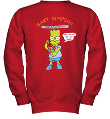 The Bart Simpson School Ban of 1990 Underarchiever Youth Sweatshirt - NFLFanGift