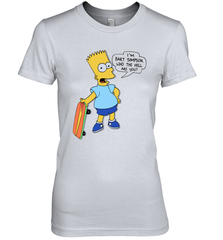 The Great Bart Simpson Who The Hell Are You School Ban of 1990 Shirt Women's The Boyfriend Tee - NFLFanGift