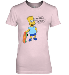 The Great Bart Simpson Who The Hell Are You School Ban of 1990 Shirt Women's The Boyfriend Tee - NFLFanGift