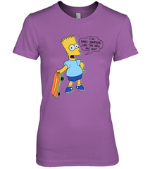 The Great Bart Simpson Who The Hell Are You School Ban of 1990 Shirt Women's The Boyfriend Tee - NFLFanGift