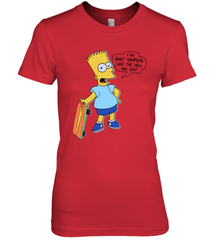 The Great Bart Simpson Who The Hell Are You School Ban of 1990 Shirt Women's The Boyfriend Tee - NFLFanGift