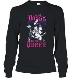 Disney Villains Night I'm not Bossy I'm The Queen Funny Halloween Maleficent Witch Costume Long Sleeve T-Shirt - NFLFanGift