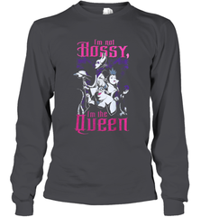 Disney Villains Night I'm not Bossy I'm The Queen Funny Halloween Maleficent Witch Costume Long Sleeve T-Shirt - NFLFanGift