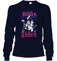 Disney Villains Night I'm not Bossy I'm The Queen Funny Halloween Maleficent Witch Costume Long Sleeve T-Shirt - NFLFanGift