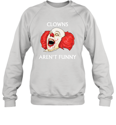 Halloween Clowns Aren't Funny Crewneck Sweatshirt - NFLFanGift
