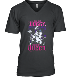 Disney Villains Night I'm not Bossy I'm The Queen Funny Halloween Maleficent Witch Costume Men's Vneck - NFLFanGift