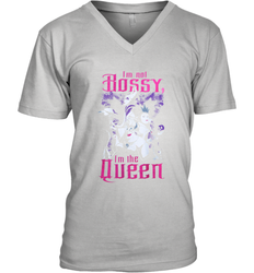 Disney Villains Night I'm not Bossy I'm The Queen Funny Halloween Maleficent Witch Costume Men's Vneck - NFLFanGift