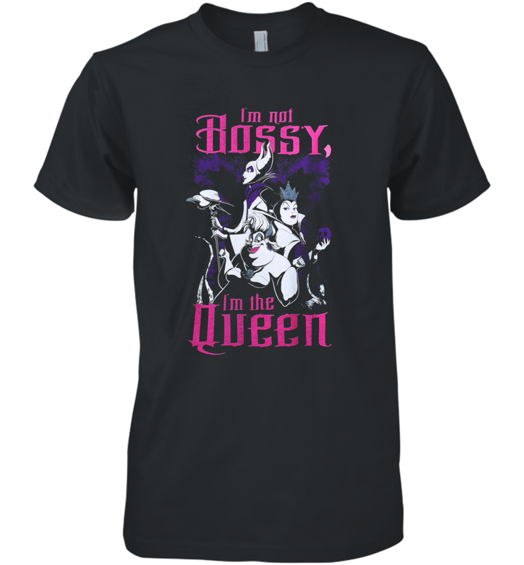 Disney Villains Night I'm not Bossy I'm The Queen Funny Halloween Maleficent Witch Costume Men's Premium T-Shirt - NFLFanGift