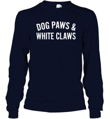 Dog Paws And White Claws 1 Long Sleeve T-Shirt - NFLFanGift