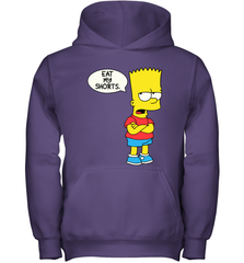 The Bart Simpson School Ban of 1990 Eat My Shorts Youth Hoodie - NFLFanGift