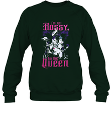 Disney Villains Night I'm not Bossy I'm The Queen Funny Halloween Maleficent Witch Costume Crewneck Sweatshirt - NFLFanGift