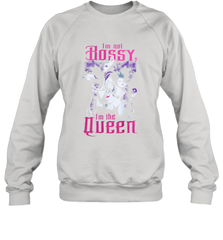 Disney Villains Night I'm not Bossy I'm The Queen Funny Halloween Maleficent Witch Costume Crewneck Sweatshirt - NFLFanGift