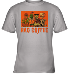 Rad Coffee Halloween Youth T-Shirt - NFLFanGift