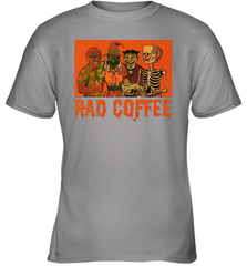 Rad Coffee Halloween Youth T-Shirt - NFLFanGift