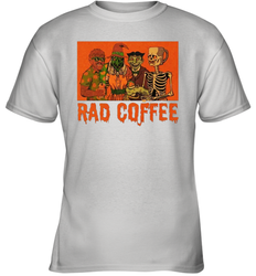 Rad Coffee Halloween Youth T-Shirt - NFLFanGift