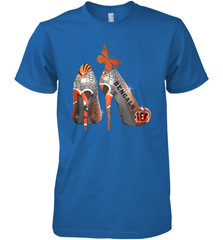 NFL Cincinnati Bengals Rhinestone High Heels Men's Premium T-Shirt - NFLFanGift