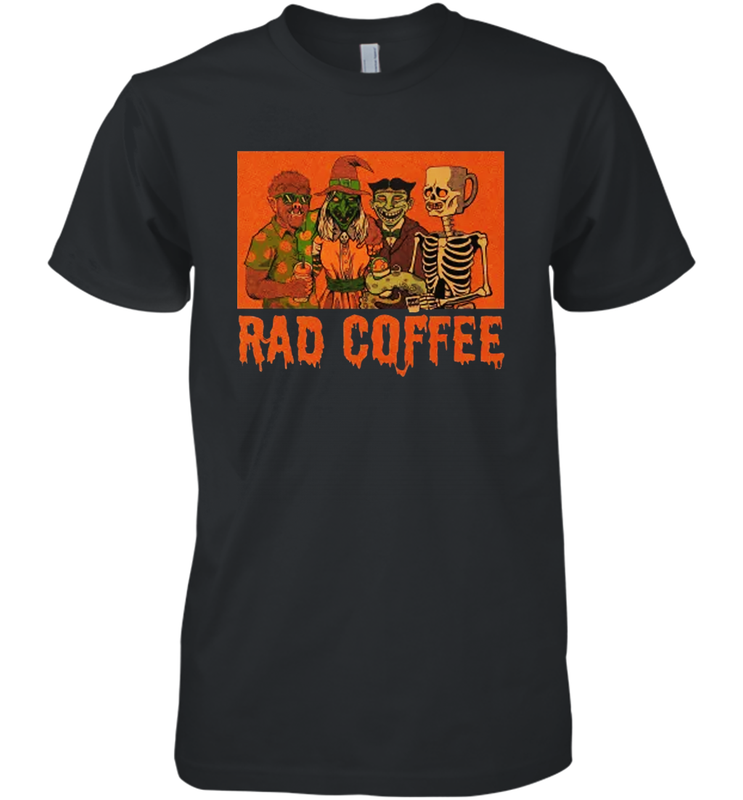 Rad Coffee Halloween Men's Premium T-Shirt - NFLFanGift