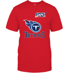 Tennessee Titans NFL 100th Season Anniversary Men's T-Shirt - NFLFanGift