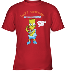 The Bart Simpson School Ban of 1990 Underarchiever Youth T-Shirt - NFLFanGift